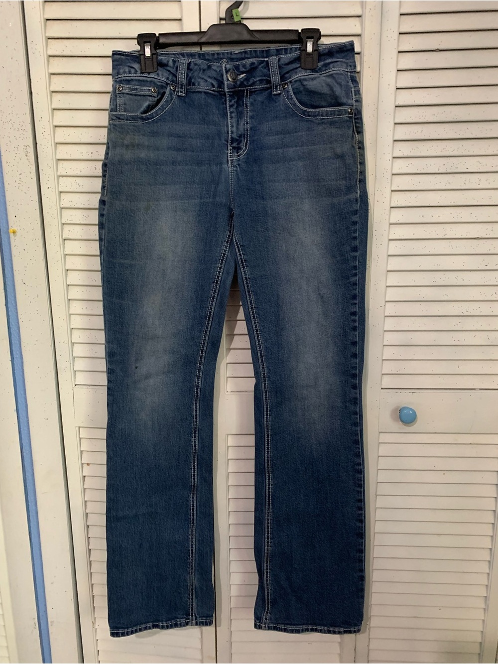 Wired Heart Mid Rise Boot Cut Cowgirl Jeans Size 31 x 32 TT 16